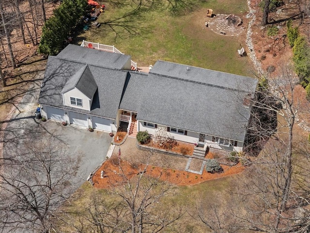 aerial view of property and surrounding area