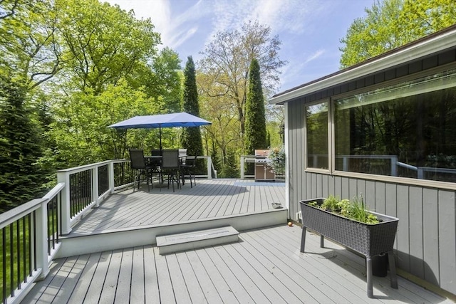 21 Birch Ln, Northampton, MA 01062 - deck featuring outdoor dining area
