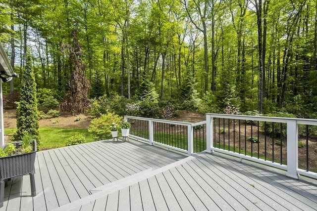 21 Birch Ln, Northampton, MA 01062 - view of wooden deck