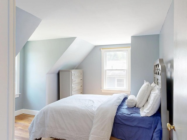 8 Shepard Ave, Pembroke, MA 02359 - bedroom featuring wood finished floors and vaulted ceiling