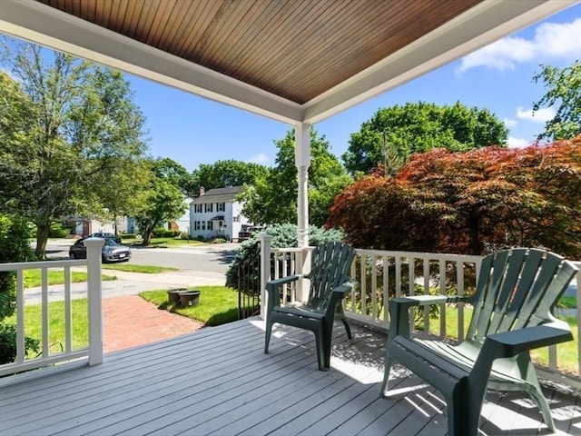 161 Playstead Rd, Medford, MA 02155 - view of wooden porch