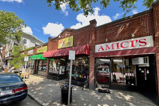 161 Playstead Rd, Medford, MA 02155 - view of commercial property with a wall mounted air conditioner
