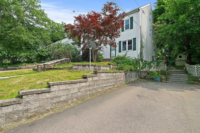 32-34 Lawn St, Attleboro, MA 02703 - view of front of house with a front yard