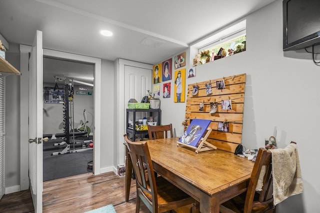 255 State St, Belchertown, MA 01007 - dining space featuring wood finished floors and baseboards