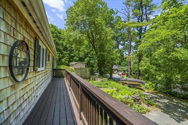 255 State St, Belchertown, MA 01007 - view of wooden terrace