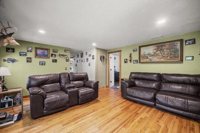 255 State St, Belchertown, MA 01007 - living room with wood finished floors and recessed lighting