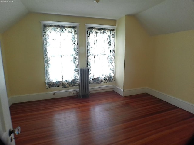 39 King St, Holyoke, MA 01040 - bonus room featuring lofted ceiling, wood finished floors, and baseboards