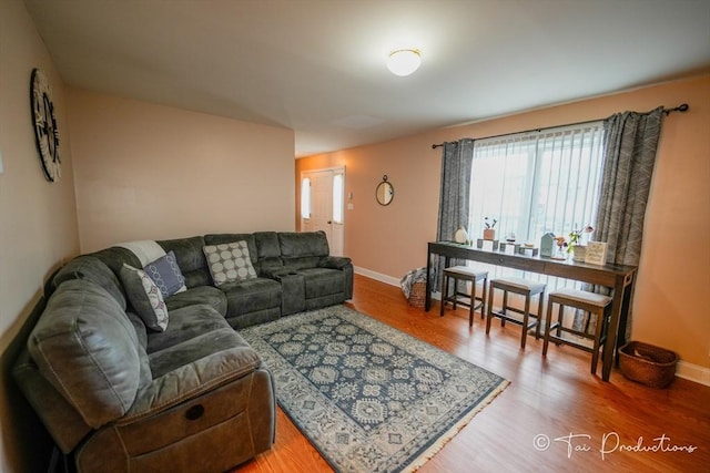 115 Arnold St, Fall River, MA 02724 - living area with baseboards and wood finished floors