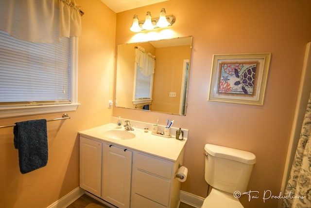 115 Arnold St, Fall River, MA 02724 - full bath with vanity, toilet, and baseboards