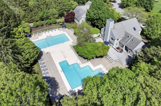 drone / aerial view