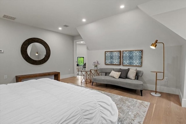 116 Thorndike Rd, Brookline, MA 02446 - bedroom featuring wood finished floors and recessed lighting