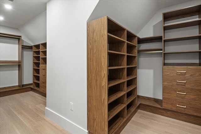 116 Thorndike Rd, Brookline, MA 02446 - spacious closet featuring wood finished floors and lofted ceiling