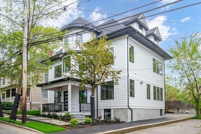 116 Thorndike Rd, Brookline, MA 02446 - view of front of house with covered porch