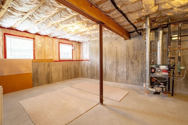 380 Leo Dr, Gardner, MA 01440 - below grade area with a heating unit
