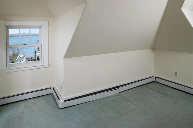 bonus room with vaulted ceiling