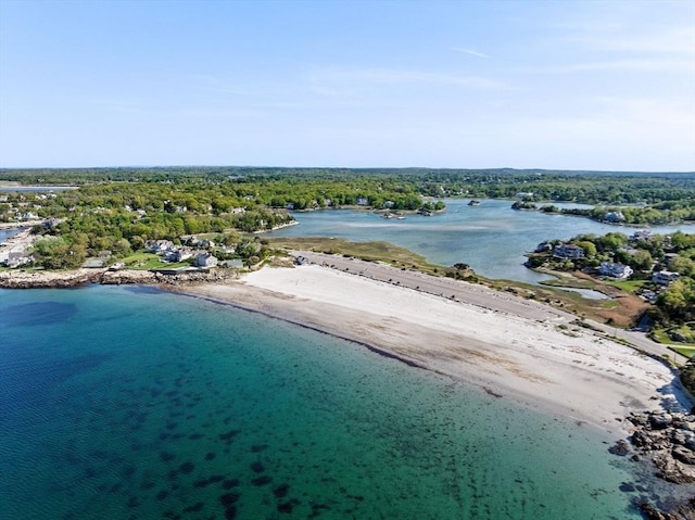 drone / aerial view of a large body of water