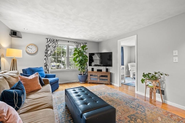 21 Forest St, Wilmington, MA 01887 - living area with wood finished floors and baseboards