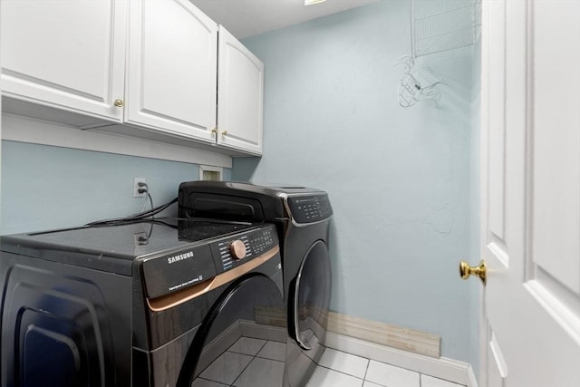3 Anders Way, Acton, MA 01720 - washroom with separate washer and dryer, cabinet space, tile patterned floors, and baseboards