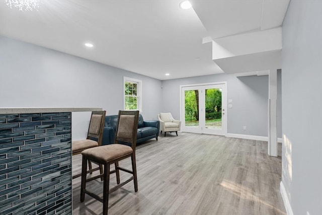 3 Anders Way, Acton, MA 01720 - sitting room with light wood-style flooring, recessed lighting, and baseboards