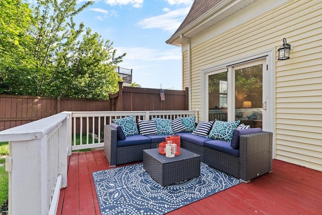 31-33 New Ocean St, Swampscott, MA 01907 - wooden deck with outdoor lounge area