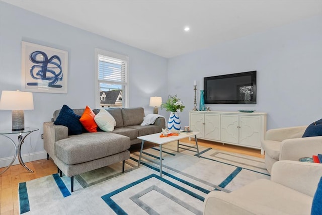 31-33 New Ocean St, Swampscott, MA 01907 - living room with light wood finished floors and recessed lighting