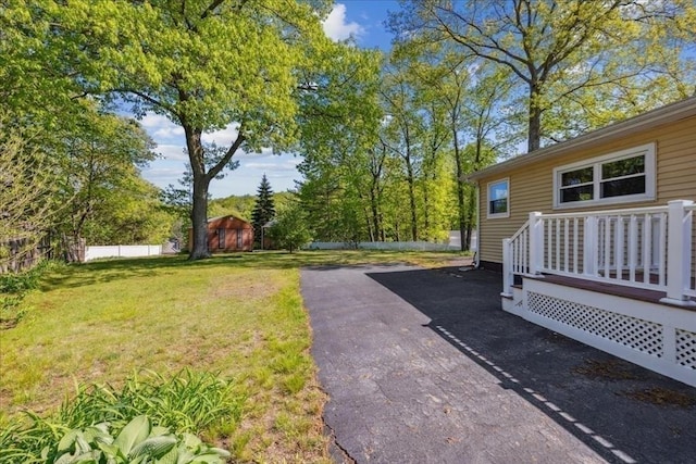 7 Wilbur Ct, Saugus, MA 01906 - view of yard with a deck