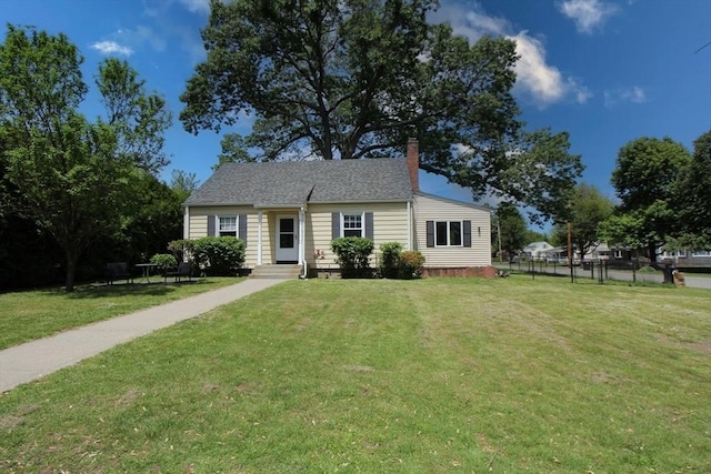 1 Stratford Rd, Holyoke, MA 01040 - view of front facade with a chimney