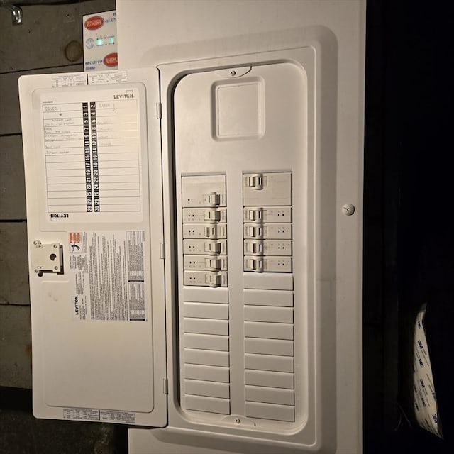 1 Stratford Rd, Holyoke, MA 01040 - utility room with electric panel
