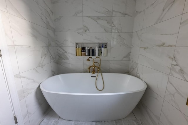 400 Loomis St, Westfield, MA 01085 - full bath with tile walls and a soaking tub