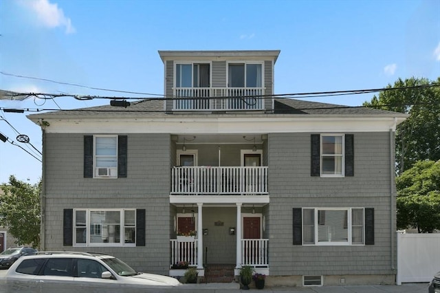 43 Endicott St Unit 43, Salem, MA 01970 - view of front of house with a balcony and a porch