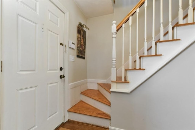 43 Endicott St Unit 43, Salem, MA 01970 - foyer featuring stairs and wood finished floors