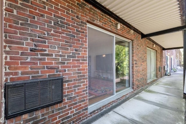 57 Saint Paul St Unit 19, Brookline, MA 02445 - doorway to property with brick siding