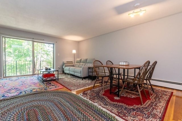 57 Saint Paul St Unit 19, Brookline, MA 02445 - living area with wood finished floors