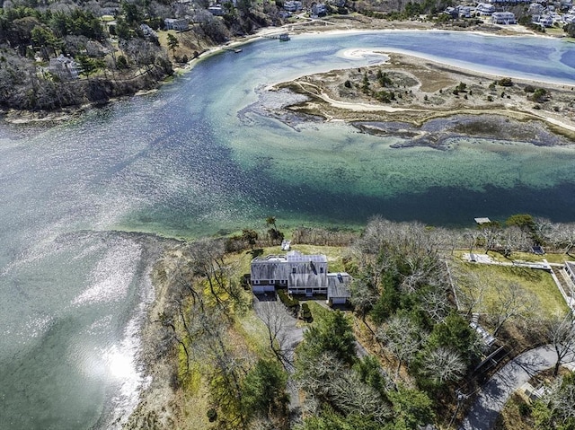 31 Baxendale Rd, Bourne, MA 02532 - bird's eye view featuring a water view