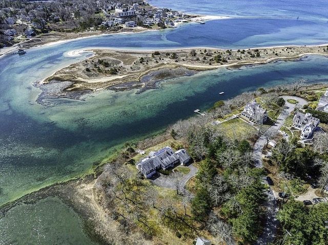 31 Baxendale Rd, Bourne, MA 02532 - drone / aerial view featuring a water view