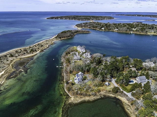 31 Baxendale Rd, Bourne, MA 02532 - aerial view featuring a water view
