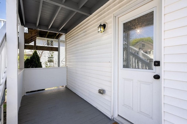 view of entrance to property