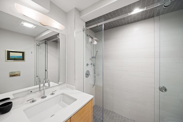 137 Walden St Unit 137, Cambridge, MA 02140 - full bathroom with a stall shower and vanity