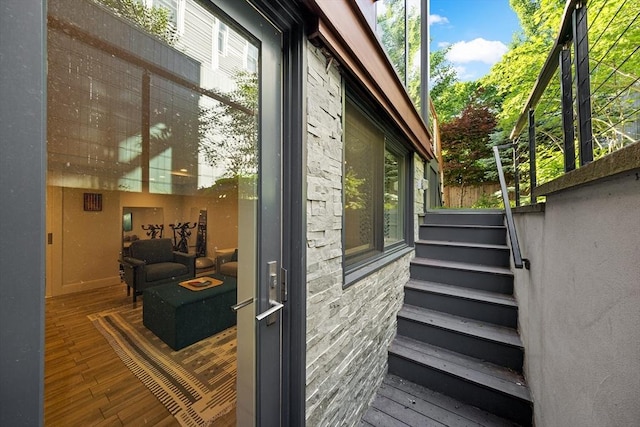 137 Walden St Unit 137, Cambridge, MA 02140 - wooden deck featuring stairway