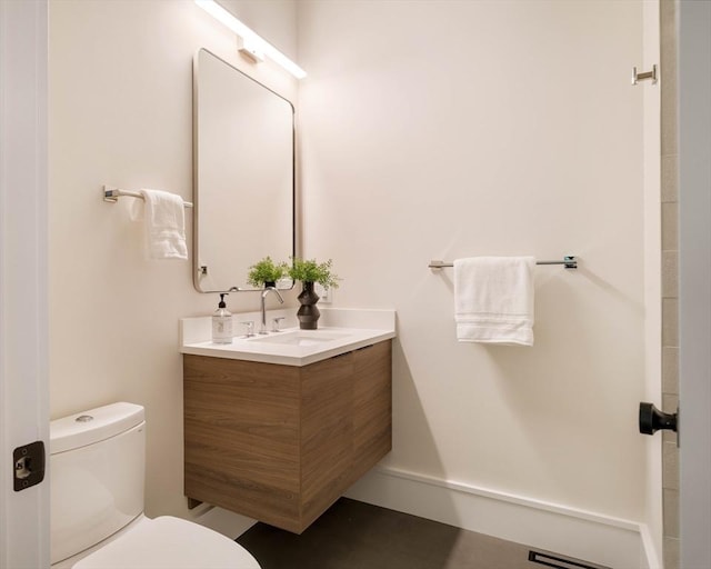 95 Blake St, Newton, MA 02460 - bathroom featuring vanity and toilet