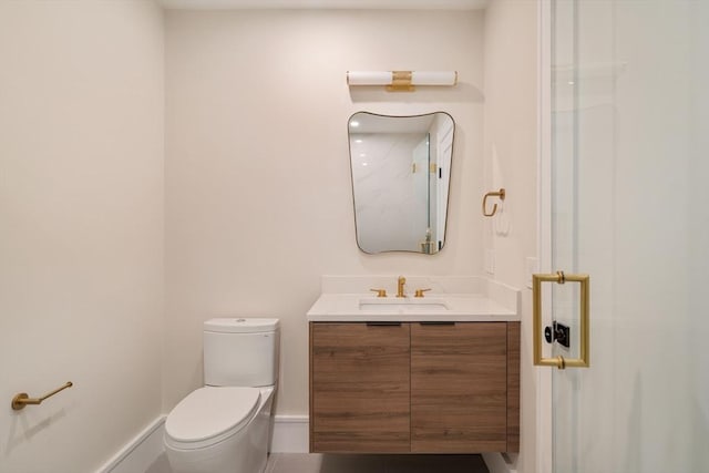 95 Blake St, Newton, MA 02460 - bathroom featuring vanity and toilet