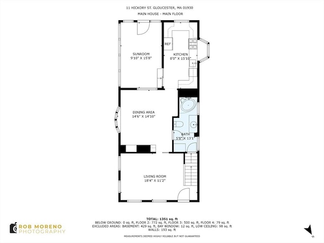 11 Hickory St, Gloucester, MA 01930 - view of property floor plan