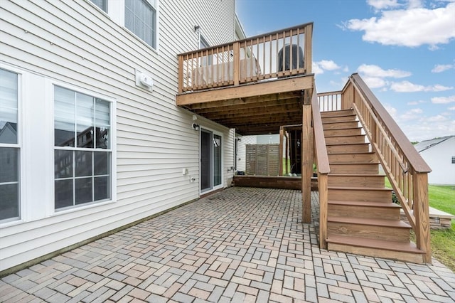 19 Locust Ln Unit 19, Hopkinton, MA 01748 - view of patio / terrace with stairway and a wooden deck