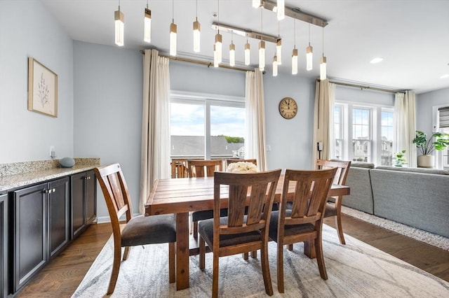 19 Locust Ln Unit 19, Hopkinton, MA 01748 - dining room featuring dark wood-style flooring