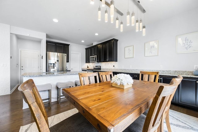 19 Locust Ln Unit 19, Hopkinton, MA 01748 - dining room featuring wood finished floors and recessed lighting