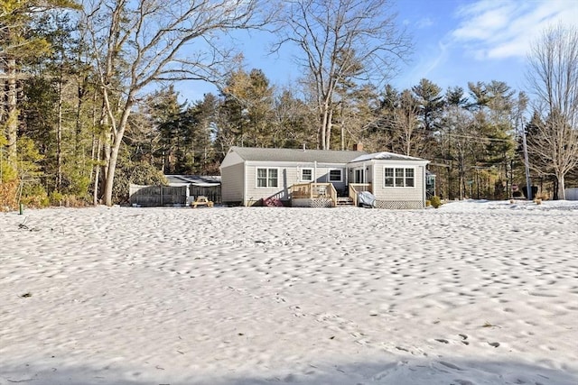 view of front of home