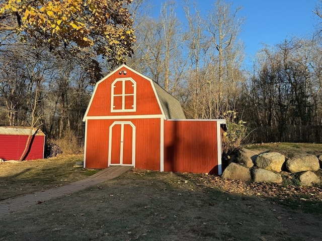 view of outbuilding