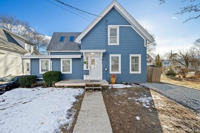 view of bungalow-style house