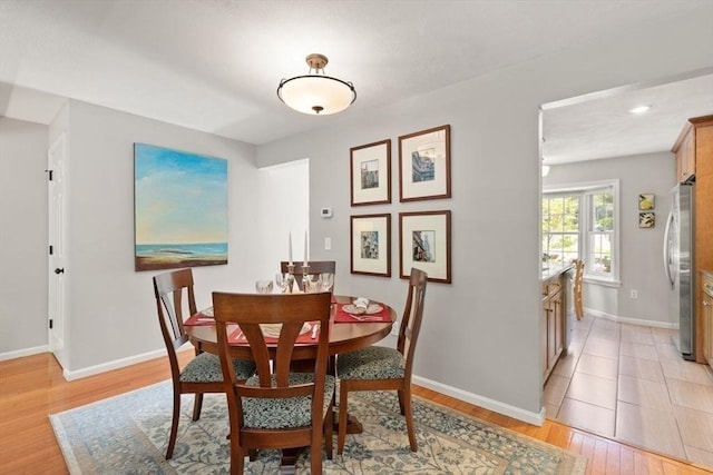 25 Valiant Way Unit 25, Salem, MA 01970 - dining room with light wood-style flooring and baseboards