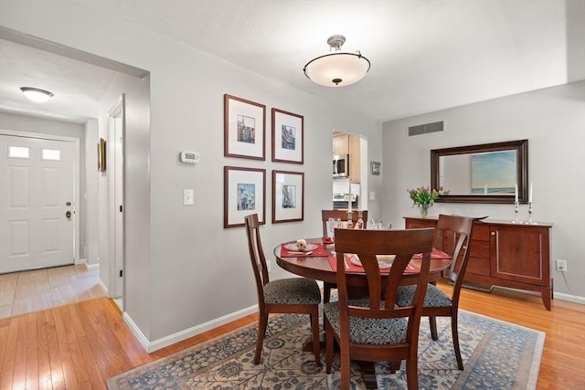 25 Valiant Way Unit 25, Salem, MA 01970 - dining area with light wood-type flooring and baseboards